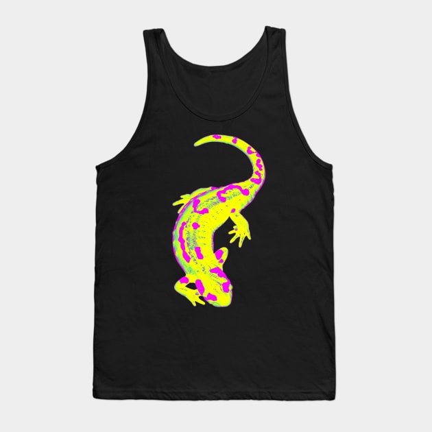 Salamander Lemon Trace Tank Top by CharlieCreator